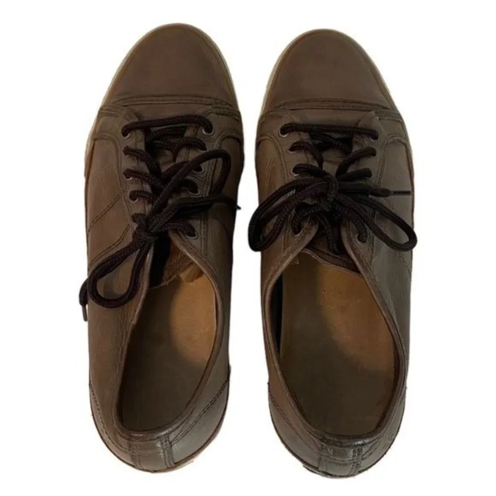 Frye leather lace